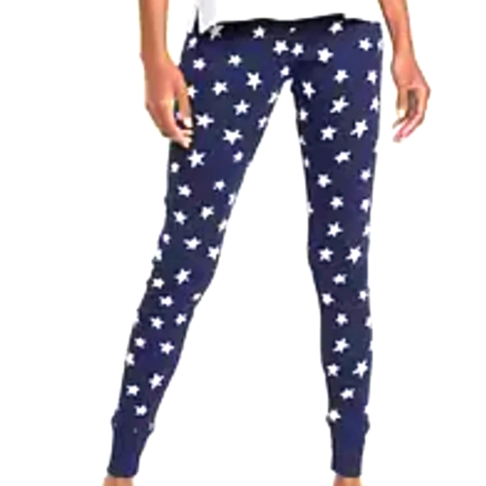 Star Leggings OLD NAVY Pajama NWT "Large" 14 cotton